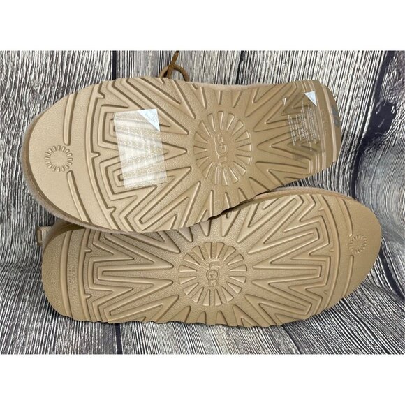 NEW UGG Neumel Cozy Sheepskin Ankle Chukka Boots Chestnut Brown Mens Size 9 - Picture 5 of 7